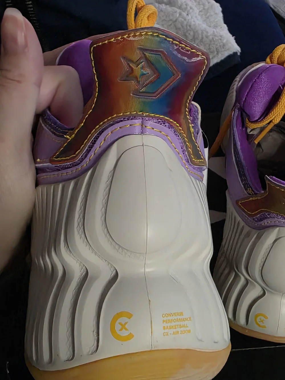 RARE Converse All Star BB Prototype CX Mid Air Zoom Basketball Shoes M 6.5 W8 - Picture 9 of 16